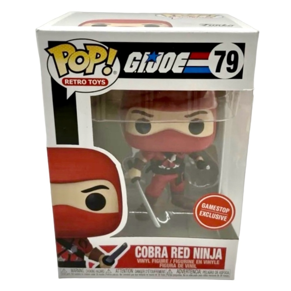 Funko Pop~Retro Toys~G.I. JOE~Cobra Red Ninja #79